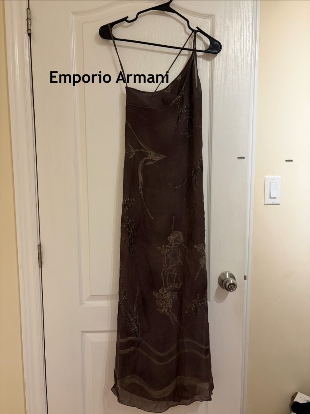 Emporio Armani one shoulder dress